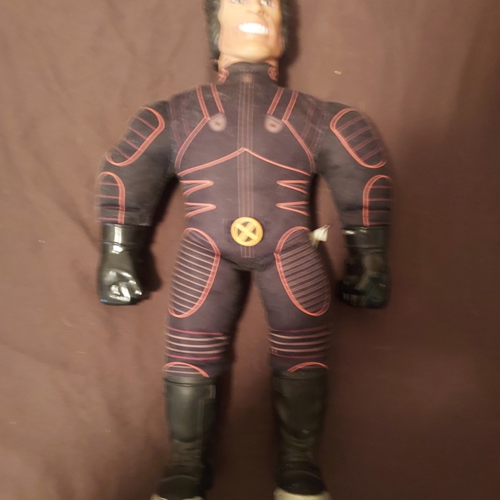 Black and Red Action Figure